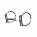 Brushed D Ring Snaffle