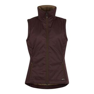 Bit Of Puff Quilted Vest Fig