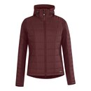 Heads Up Quilted Jacket Mahogany